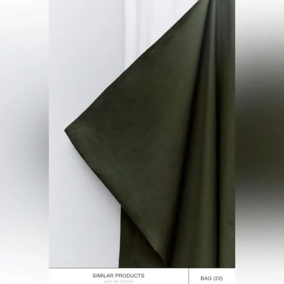 Zara COMBINATION POPLIN DRESS - Picture 6 of 7